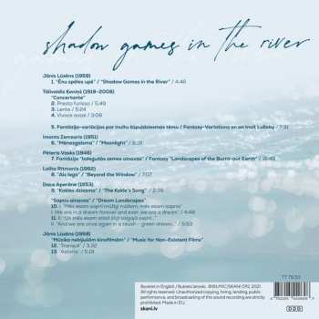 CD Ilona Meija: Shadow Games In The River: Chamber Music By Latvian Composers For Flute, Cello And Piano