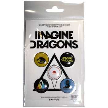 Merch Imagine Dragons: Kitűző készlet Enemy