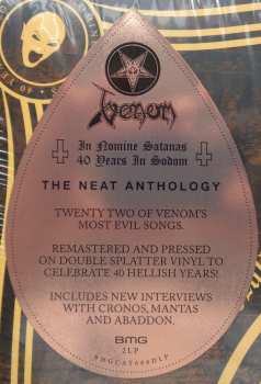2LP Venom: In Nomine Satanas - The Neat Anthology (40 Years In Sodom) CLR