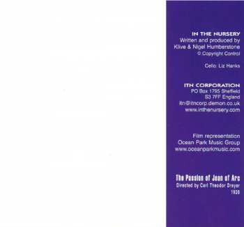 CD In The Nursery: The Passion Of Joan Of Arc