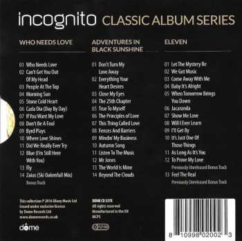 3CD/Dobozkészlet Incognito: Classic Album Series (With Bonus Tracks)