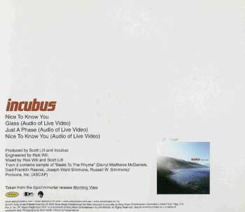 CD Incubus: Nice To Know You