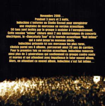 CD Indochine: Nuits Intimes