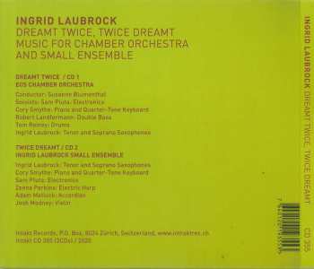 2CD Ingrid Laubrock: Dreamt Twice, Twice Dreamt (Music For Chamber Orchestra And Small Ensemble)
