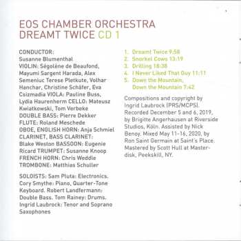 2CD Ingrid Laubrock: Dreamt Twice, Twice Dreamt (Music For Chamber Orchestra And Small Ensemble)