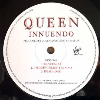 2LP Queen: Innuendo LTD