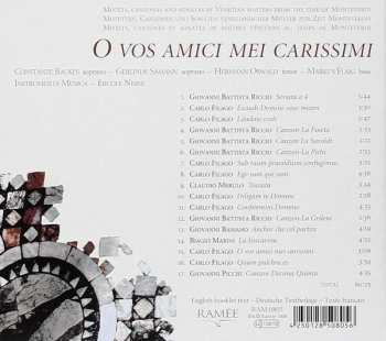 CD Instrumenta Musica: O Vos Amici Mei Carissimi