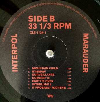 LP Interpol: Marauder