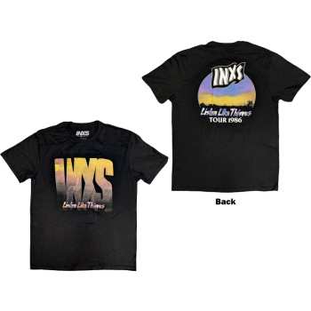 Merch INXS: Inxs Unisex T-shirt: Listen Like Thieves Tour (back Print) (small) S