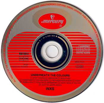 CD INXS: Underneath The Colours
