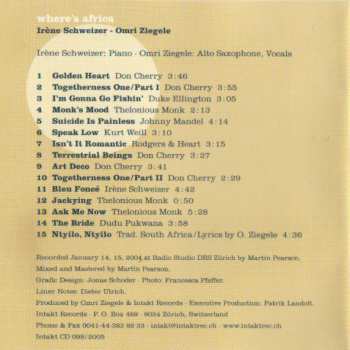 CD Irene Schweizer: Where's Africa