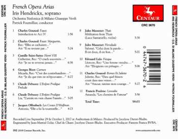 CD Orchestra Sinfonica Di Milano Giuseppe Verdi: French Opera Arias