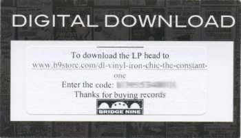 LP Iron Chic: The Constant One LTD | CLR