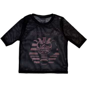 Merch Iron Maiden: Női Crop Top Powerslave Mummy