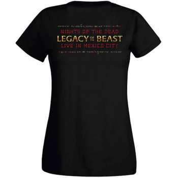Merch Iron Maiden: Dámské Tričko Legacy Of The Beast Live Album Skulls  S