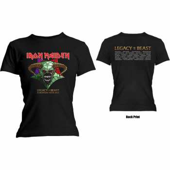Merch Iron Maiden: Dámské Tričko Legacy Of The Beast Tour  S