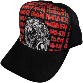 Merch Iron Maiden: Baseball sapka Eddie Logo Iron Maiden Repeat