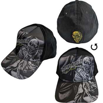 Merch Iron Maiden: Iron Maiden Unisex Baseball Cap: Piece Of Mind Greyscale