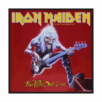 Merch Iron Maiden: Felvarró Fear Of The Dark Live 