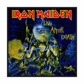 Merch Iron Maiden: Felvarró Live After Death 