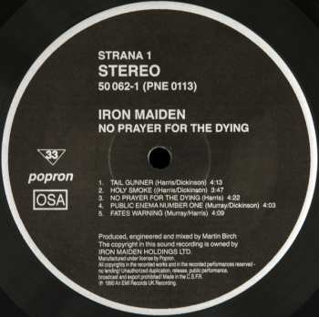 LP Iron Maiden: No Prayer For The Dying