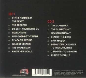 2CD Iron Maiden: Radio Broadcast Recording Stockholm/Sweden, June 28, 2003