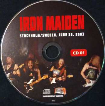 2CD Iron Maiden: Radio Broadcast Recording Stockholm/Sweden, June 28, 2003