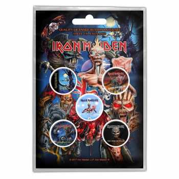 Merch Iron Maiden: Kitűző készlet Later Albums 