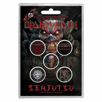 Merch Iron Maiden: Kitűző készlet Senjutsu