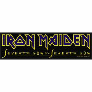 Merch Iron Maiden: Super Felvarró Seventh Son Logo Iron Maiden