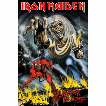 Merch Iron Maiden: Textil poszter Number Of The Beast