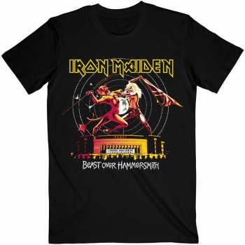 Merch Iron Maiden: Póló Beast Over Hammersmith Eddie & Devil Tonal