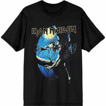 Merch Iron Maiden: Póló Fear Of The Dark Oval Eddie Moon