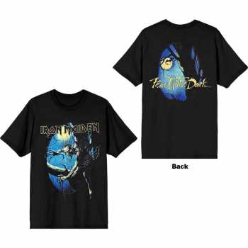Merch Iron Maiden: Tričko Fear Of The Dark Oval Eddie Moon S
