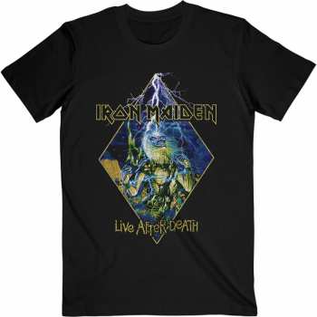 Merch Iron Maiden: Póló Live After Death Diamond 