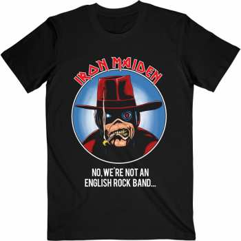 Merch Iron Maiden: Tričko Not An English Rock Band  S