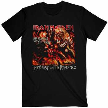 Merch Iron Maiden: Póló Number Of The Beast The Beast On The Road Vintage 