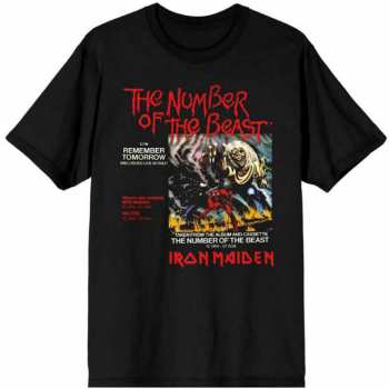 Merch Iron Maiden: Póló Number Of The Beast Vinyl Promo Sleeve 