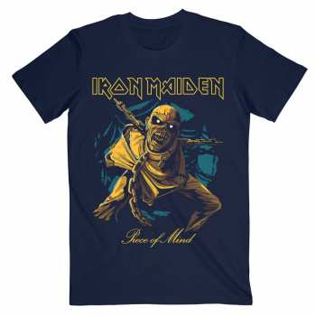 Merch Iron Maiden: Póló Piece Of Mind Gold Eddie