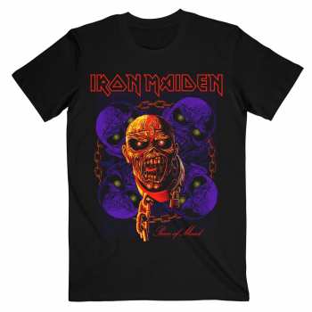 Merch Iron Maiden: Póló Piece Of Mind Multi Head Eddie