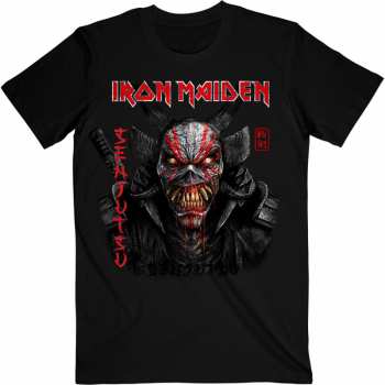 Merch Iron Maiden: Póló Senjutsu Black Cover Vertical Logo Iron Maiden 
