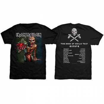 Merch Iron Maiden: Póló The Book Of Souls European Tour V.1 