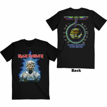 Merch Iron Maiden: Tričko World Slavery Tour '84 - '85  S