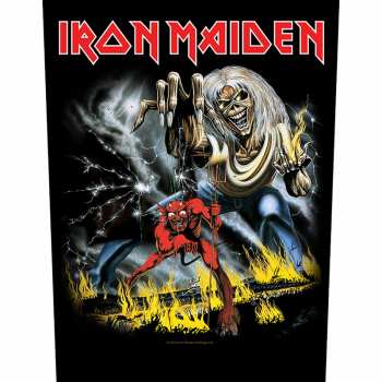 Merch Iron Maiden: Hátfelvarró Number Of The Beast