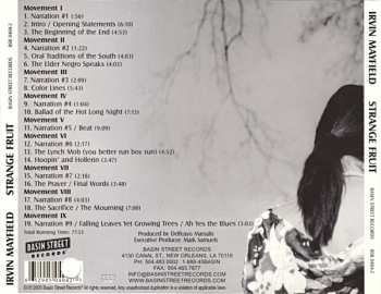 CD Irvin Mayfield: Strange Fruit