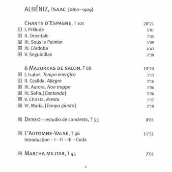 CD Isaac Albéniz: Piano Music Volume 7
