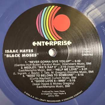 2LP Isaac Hayes: Black Moses CLR