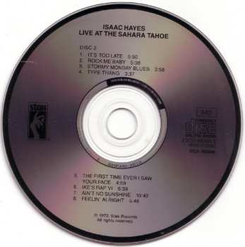 2CD Isaac Hayes: Live At The Sahara Tahoe