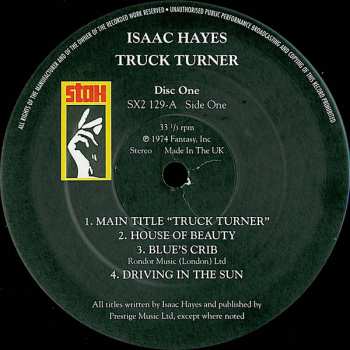 2LP Isaac Hayes: Truck Turner (Original Soundtrack)