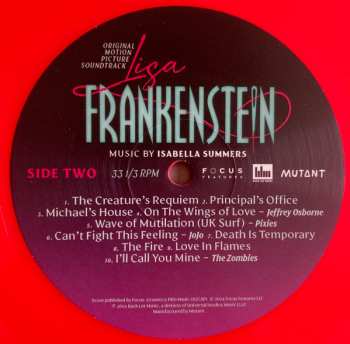 LP Isabella Summers: Lisa Frankenstein - Original Motion Picture Soundtrack CLR